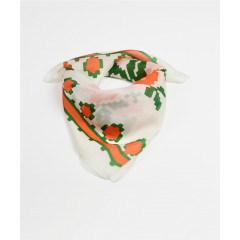 Esarfa din matase, alba