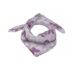 Esarfa din matase, cu fluturi