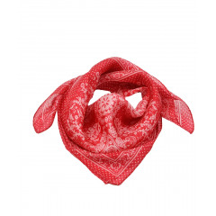 Esarfa rosie, din matase
