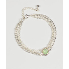 Bratara din lanturi cu cristal