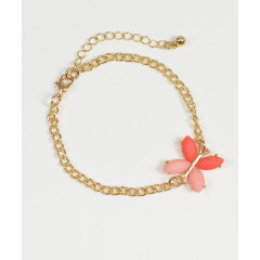 Bratara aurie cu fluture