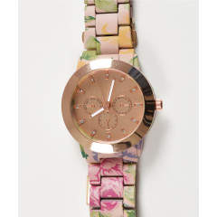 Ceas cu bratara cu flori