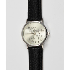 Ceas cu bratara neagra