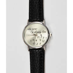 Ceas cu bratara neagra