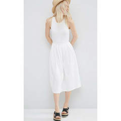 Rochie alba midi