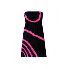 Rochie scurta de plaja cu umerii goi