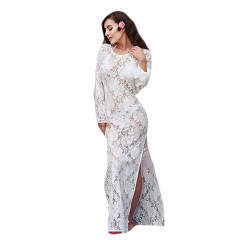 Rochie de plaja alba