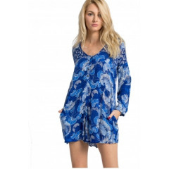 Salopeta scurta cu imprimeu floral