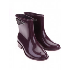 Cizme din cauciuc visinii cu aripi Mel Goji Berry II