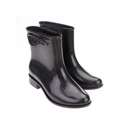 Ghete de cauciuc Argintii/Negre cu aripi Mel Goji Berry II