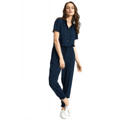 Salopeta lunga cu buline Hilfiger Denim