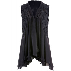 Vesta beagra din voal si dantela