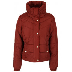 Geaca de iarna matlasata caramizie