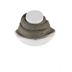 Fular gri cu croi simplu