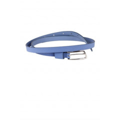 Curea albastra cu catarama metalica pentru inchidere