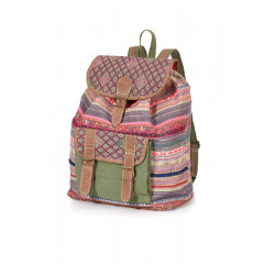 Rucsac colorat cu model decorativ