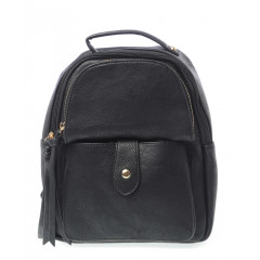 Rucsac negru practic cu un singur compartiment