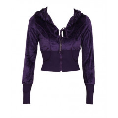 Hanorac scurt violet
