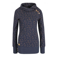 Hanorac cu gulet inalt si cu imprimeu