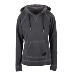 Hanorac gri inchis cu gluga