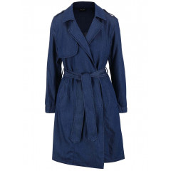 Trenci navy din denim