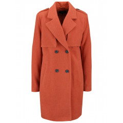 Palton gros portocaliu VILA
