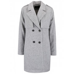 Palton gri cu nasturi VILA