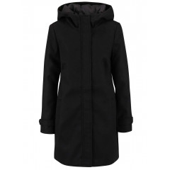 Palton negru cu gluga Vero Moda