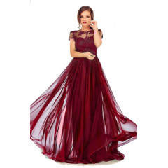 Rochie lunga bordo