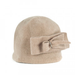 Caciula eleganta bej