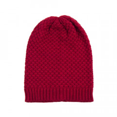 Caciula rosie tricotata