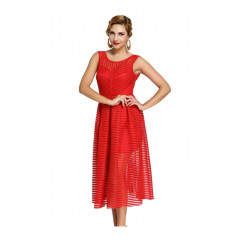Rochie midi rosie