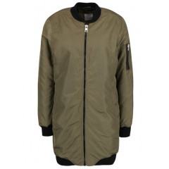 Jacheta bomber verde Vero Moda Dicte lunga
