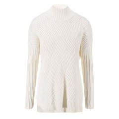 Pulover crem lung VILA Cosy