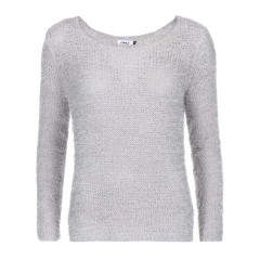 Pulover gri supradimensionat ONLY Perfect