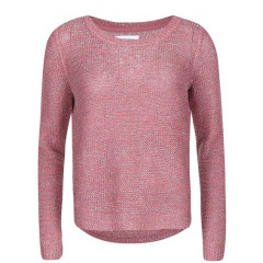 Pulover Geeny, de la ONLY, cu cusaturi stralucitoare - roz