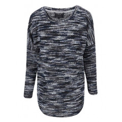 Pulover in dungi gri cu albastru ONLY Tracy