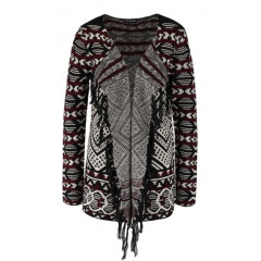 Cardigan multicolor Haily"s Dana cu revere ample