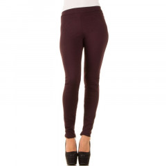 Colanti caldurosi, de culoare bordo, cu talie inalta
