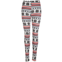 Colanti moderni, de culoare crem, cu imprimeu contrastant-Chickster