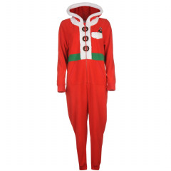 Pijamale tip costum tematic Mos Craciun