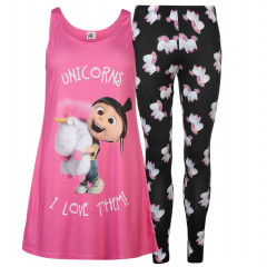 Pijamale roz cu personaj din Despicable Me