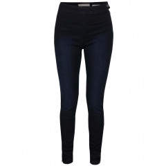 Blugi bleumarin cu fermoar pe lateral