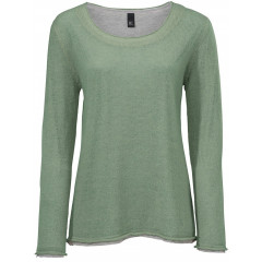 Pulover larg de culoare verde