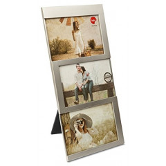 Rama foto cenusie pentru 3 poze