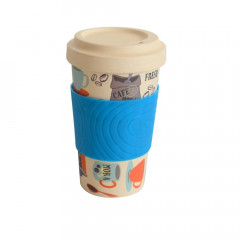 Cana de cafea din fibra de bambus