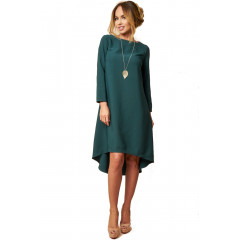 Rochie asimetrica verde