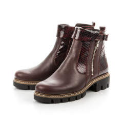 Ghete visinii din piele naturala