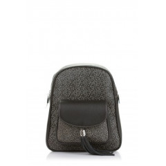 Rucscac cu ciucure din piele naturala