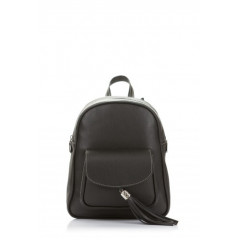 Rucscac cu ciucure din piele naturala